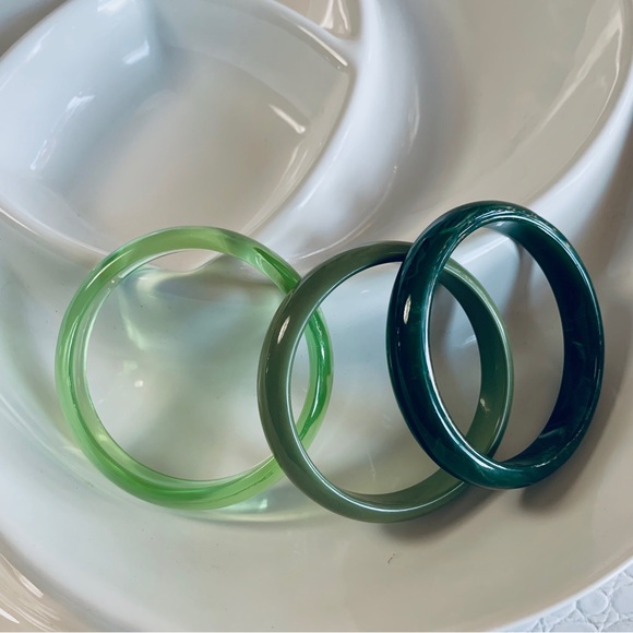 COPY - 3 PCS MINIMALIST ACRYLIC BRACELETS - Picture 5 of 8